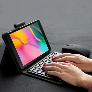 For Samsung Galaxy Tab A 8.0 T290 T295 T297 2019 Tablet Touchable Flip Protective Wireless Keyboard PU Leather Case Cove
