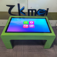 Table de jeu tactile capacitive intelligente de 43 pouces Type TFT pour étude interactive Publicité intérieure Garantie 1 an Matériau métallique