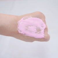 Poudre dépilatoire parfumée à la rose personnalisée, texture fine rose, application facile, pâte dépilatoire pour le corps, bras, jambes, aisselles