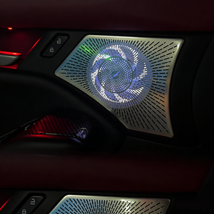 Couverture de haut-parleur avec éclairage ambiant pour voiture SJC 64 couleurs pour <span class=keywords><strong>Mazda</strong></span> AXELA 2020-2022, accessoires d'éclairage d'ambiance intérieur de voiture, décoration - Product Image 5