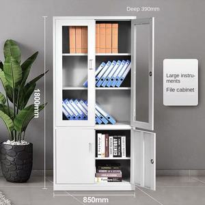 Archivador Metálico de Oficina, Armario de Almacenamiento de Acero para Oficina, Puerta Metálica, Armario Metálico con Estantes Ajustables, Venta de Fábrica - Product Image 6