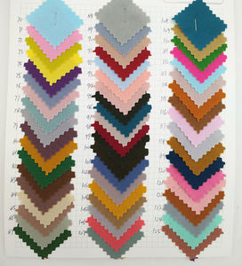 Fabrika fiyat nefes ağır Polyester Spandex dört yönlü streç krep örme kumaş elbiseler kız ve erkek için - Product Image 5