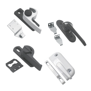 ตัวล็อคแบบพระจันทร์เสี้ยว UPVC คุณภาพสูง ตัวล็อคแบบพระจันทร์เสี้ยวอะลูมิเนียมอัลลอยด์ สำหรับอุปกรณ์ฮาร์ดแวร์หน้าต่างอะลูมิเนียม - Product Image 1