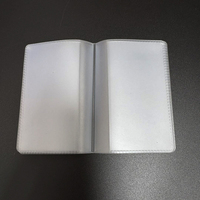 Portatarjetas de PVC Pasaporte de PVC y Tarjetero con 10 bolsillos Estilo de moda