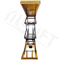 Plateforme élévatrice à ciseaux hydraulique fixe de 2 tonnes et 4 mètres pour les tâches de chargement et de déchargement lourdes