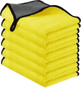Toalla de Microfibra para Auto, Económica, de Secado Rápido, con Bucle Retorcido, Duradera, para Uso en Auto y Hogar - Product Image 1