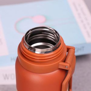 Vacuum Insulated Thermos for <b>Hot</b> and Cold <b>Drinks</b> 650ml Thermal Coffee <b>Flask</b> with Cup, Leakproof Stainless Steel Drinking Bottle - Product Image 5