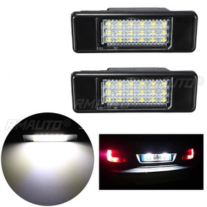 1 Paire de Lampes de Plaque d'Immatriculation Arrière de Voiture à 18 LED SMD 6000K pour Peugeot 106 207 307 308 pour CITROEN C3 C4 C5 C6 C8 - Product Image 6