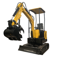 Miniexcavadora con Certificación CE, Cabina Cerrada, Aire Acondicionado y Sistema de Pilotaje Hidráulico para la Industria de la Construcción