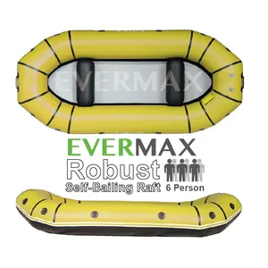 4-6 Personen Doppel kajak Floß Schlauchboote Hersteller Schlauchboot Rafting Boot TPU Kajak Schlauchboote Boot zu verkaufen