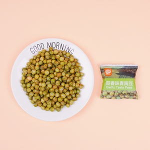 Collations de <span class=keywords><strong>pois</strong></span> verts de qualité supérieure légèrement aromatisées à l'ail haricots frits croustillants en vrac économique sac cuit au four salé non artificiel - Product Image 4