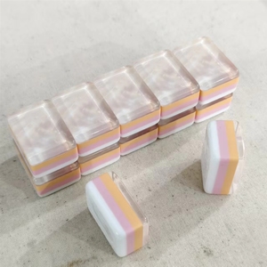 4 Layer Navy Blue American Mahjong Tiles 160 Pcs Luxury Acrylic Engraved Complete Set - Product Image 4