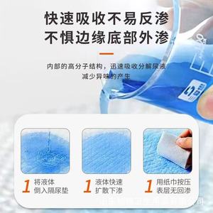 Heart-to-Heart Sweet Words Dog Pee <b>Pads</b>, Adhesive Backing, Odor-Deterrent, Water-Absorbent, Leak-Proof, Dog Diapers, Pet Pee - Product Image 2