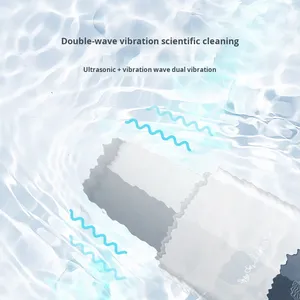 Reabubee siêu âm cầm tay Sữa rửa mặt lỗ chân lông sạch mụn đầu đen tẩy tế bào chết mặt công cụ với làm săn chắc - Product Image 4