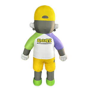 Costume Gonfiabile Interattivo da Palcoscenico a Forma di Gorilla Giallo per Promozioni Pubblicitarie - Product Image 3