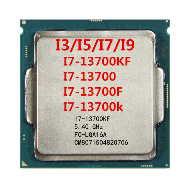 High Core I7-13700F 10nm LGA 1700 Desktop Processor 30MB L3 Cache 64-Bit Support Virtualization Technology
