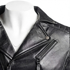 <b>Leather</b> <b>Jackets</b> <b>Men</b> Black Color <b>Men</b> <b>Leather</b> <b>Jacket</b> Full Sleeve Product <b>Leather</b> <b>Jacket</b> For <b>Men</b> - Product Image 4