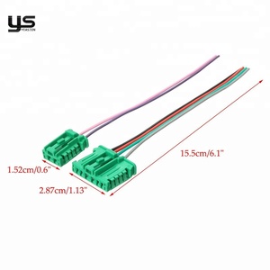 Otomotiv konnektör kablo tesisatı 2 Pin 6 Pin yüksek sıcaklık aşınmaya dayanıklı AC fan motoru fiş araba elektrik kablosu montaj - Product Image 3