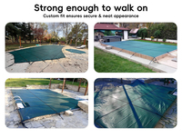 Cubierta de Seguridad para Piscina, Malla para Piscinas Enterradas, Cubierta Resistente para Invierno, Resistente a los Rayos UV, PP, Tamaño Personalizado, Venta al por Mayor de Fábrica