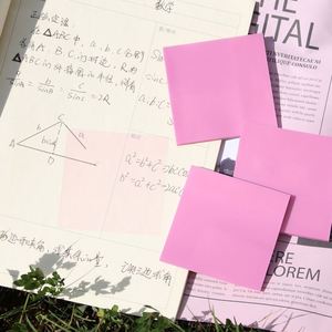 HengXin UV Discoloration Transparent Sticky Note Creative Stationery Memo <b>Pad</b> With Sticky 3*3inch - Product Image 5