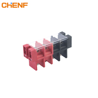 CHENF 50A Bornier de batterie au lithium à courant élevé Cuivre PC Type de clôture Alimentation murale 100A Max pour le stockage d'énergie