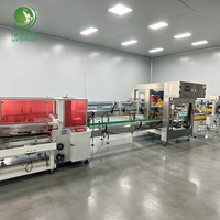 Système de pression de pulvérisation 2KG/CM2 contrôlé par PLC, ligne de production complète d'eau en bouteille pour le processus d'embouteillage d'eau et de boissons