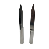 Outils de fraisage à fond plat, fraises de gravure CNC, fraises en forme de V en carbure de tungstène massif pour PCB sur MDF/bois/acrylique/cuivre