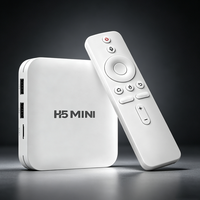 Boîtier TV Android 15 H5 MINI WF OEM ODM H150 2 Go 8 Go Lecteur Multimédia Intelligent OTT Décodeur