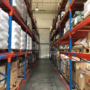 Système de stockage d'entrepôt DJ, rayonnage à palettes en acier <span class=keywords><strong>Euro</strong></span>, rayonnage à palettes en treillis métallique robuste - Product Image 1