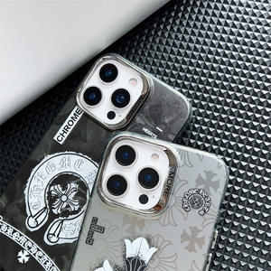 Cover per <span class=keywords><strong>iPhone</strong></span> 17 Air, Custodia Cromata <span class=keywords><strong>Viola</strong></span> Trendy con Croce, Accessori Elettronici, Compatibile con <span class=keywords><strong>iPhone</strong></span> 16 15 Pro Max, Custodia a <span class=keywords><strong>Cuore</strong></span> per <span class=keywords><strong>iPhone</strong></span> 13 14 Plus - Product Image 3