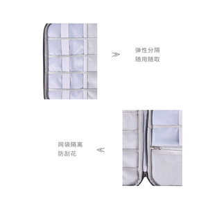 Digital Storage <b>Bag</b> For Earphone Data <b>Cable</b> Organizer Portable Multi Functional Waterproof Accessory Case With Divider - Product Image 5