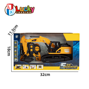 LK Toys 1:24 5CH Télécommande Pelle Pelleteuse Jouet RC Véhicules <span class=keywords><strong>de</strong></span> Construction <span class=keywords><strong>Jouets</strong></span> <span class=keywords><strong>Camions</strong></span> avec Son pour Garçons Z6809A - Product Image 3