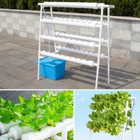 Sistem Hidroponik Vertikal PVC untuk Rumah dengan Desain Ramah Lingkungan, Fitur Penyiraman Otomatis, Gaya Modern, Aplikasi Kebun Dalam Ruangan