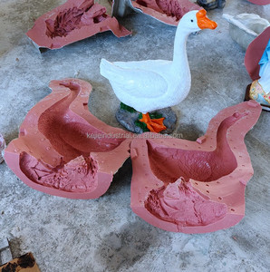 Grands moules de statue d'animal en silicone pour figurines de sculpture de jardin <span class=keywords><strong>moule</strong></span> de façonnage de produit ménager - Product Image 4