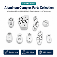 LAIDNUO Collection de pièces complexes en aluminium usinées CNC sur mesure, bras à maillons oblongs, composants multi-trous, modèle OEM