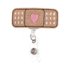 Accessoires d'infirmière populaires Médical Rétractable Nom Carte ID Clip Feutre <span class=keywords><strong>Badge</strong></span> Porte-Bobine - Product Image 4