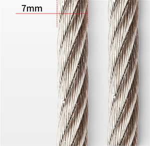 Cable de Acero de 25kN, Cable de Acero para <span class=keywords><strong>Anclaje</strong></span>, <span class=keywords><strong>Anclaje</strong></span> de Roca Interconectado, Eslinga de Protección Contra Caídas, Equipo de <span class=keywords><strong>Escalada</strong></span> para Trabajos en Altura - Product Image 6