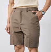 Shorts d'été en coton respirant pour homme, style business