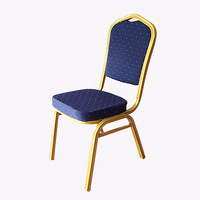 Chaises de banquet modernes empilables en aluminium pour salles commerciales, hôtels, mariages et fêtes – Vente en gros à prix d'usine