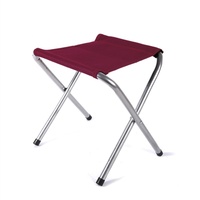 Tabouret pliant style glamping pour loisirs en plein air, pêche, camping – Portable, léger, en plastique, tissu Oxford et acier carbone