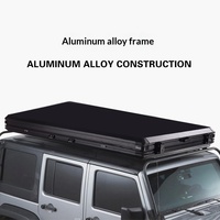 Carpa de Techo para Autos con Elevación Automática, Techo Rígido de Aleación de Aluminio, Doble Capa, Lista para Usar, para Campamento al Aire Libre, Carpa de Techo 4x4