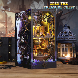 Jiate DIY Aden, <span class=keywords><strong>Casa</strong></span> Pequeña 3D, Sujetalibros <span class=keywords><strong>de</strong></span> <span class=keywords><strong>Madera</strong></span> <span class=keywords><strong>para</strong></span> Armar, Modelo Hecho a Mano <span class=keywords><strong>para</strong></span> Mayores <span class=keywords><strong>de</strong></span> 14 Años - Product Image 1