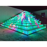 Écran de carrelage de concert d'escalier d'affichage à LED numérique de cas d'escalier de festival de mariage pour la décoration