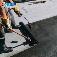 Membrane d'étanchéité pour toiture en asphalte - Bitume modifié SBS/APP, polyester HDPE, épaisseur 3mm/4mm, rouleau écologique pour bâtiments