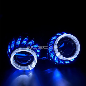Tự động <span class=keywords><strong>bixenon</strong></span> 2.5 inch RGB Turbine shrouds <span class=keywords><strong>HID</strong></span> Bi Xenon ống kính máy chiếu xe ánh sáng phụ kiện - Product Image 4