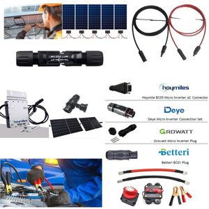 Câble d'extension en cuivre XLPE DC IP68 pour panneau solaire de balcon Huawei Goodwe Hopewind Tsun pour micro-onduleur <span class=keywords><strong>Envertech</strong></span> 600 - Product Image 6