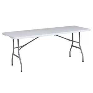 שולחנות מתקפלים ניידים לסיטונאות, שולחנות למסעדות, שולחנות וכיסאות מפלסטיק מתאימים לאירועים והתכנסויות - Product Image 1