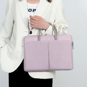 Cheap Customized Fabric Notebook Durable <b>Computer</b> Laptop Briefcase Tote <b>Bag</b> for Women Business - Product Image 2