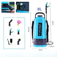 Pulvérisateur électrique à dos 12V, grande capacité, batterie au lithium, pulvérisateur automatique de pesticides, machine de pulvérisation de désinfectant 5L 8L 10L