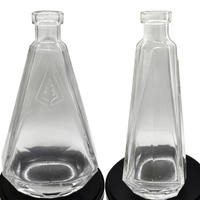 Bouteilles en verre de qualité supérieure pour alcool, tequila, brandy, whisky, 300 ml, 500 ml, bouteilles vides pour vin, liqueur, spiritueux, carafe